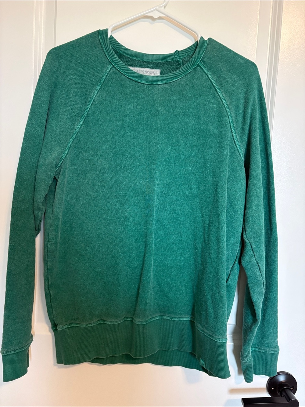 Outerknown Men's Emerald Green Crewneck Sweatshirt